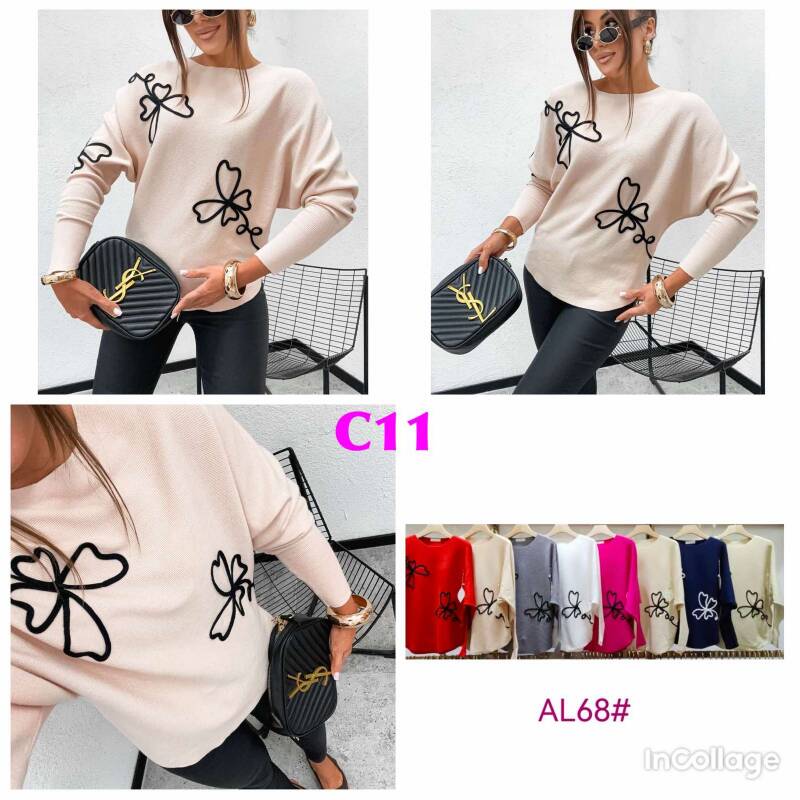 Bluzki damskie Roz L-3XL, Mix Kolor .Paczka 10 szt